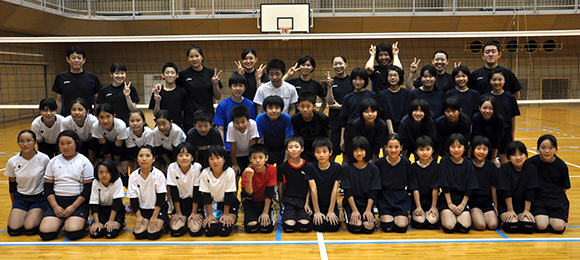 活動トピックス | 「かほく市のバレーボール教室」に参加しました | PFUブルーキャッツ