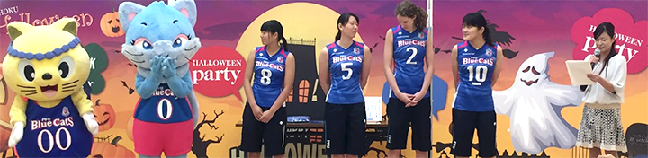 活動トピックス イオンモールかほくでのイベント大盛況でした Pfuブルーキャッツ