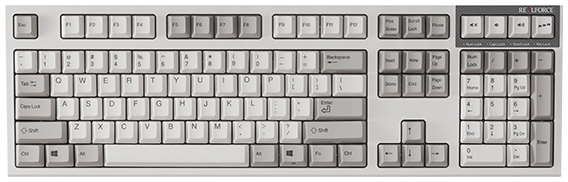 REALFORCE R2 フルキーボード「PFU Limited Edition」 英語配列／アイボリー