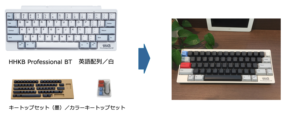 HHKB Professional BT 英語配列／白