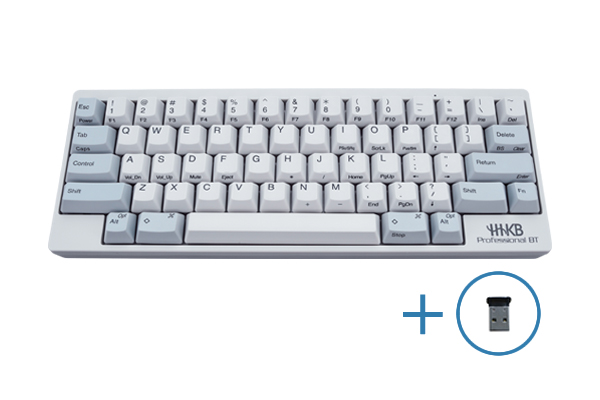 HHKB Professional BT 英語配列／白 Bluetooth-USBアダプタ セット ...