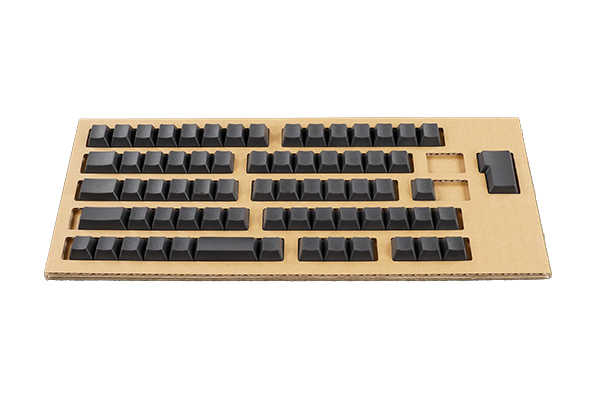 PFU HHKB キートップ 刻印あり 墨 英字配列：ESC青・Control赤