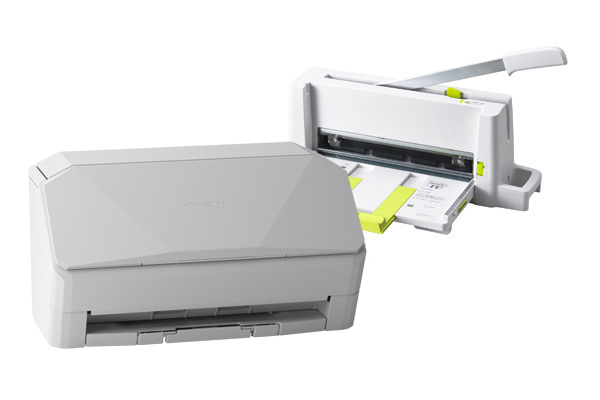ScanSnap iX2500（ホワイト） 断裁機 PK-213セット