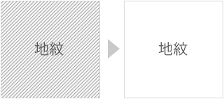 地紋と重なった文字