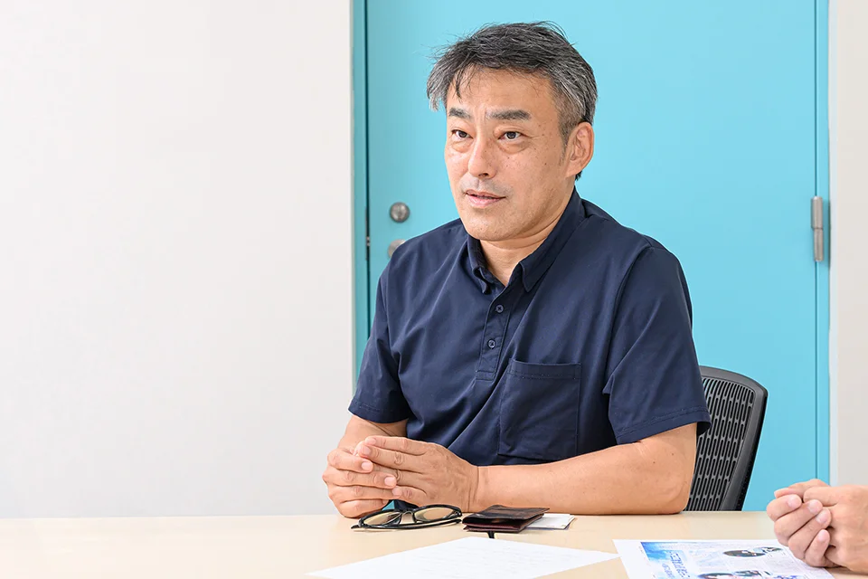 ふるさと納税でのスキャン業務内製化について話す齋藤さん