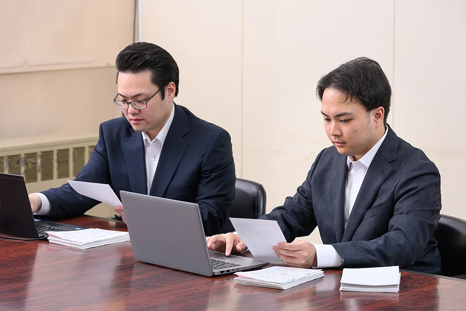 入力作業の様子