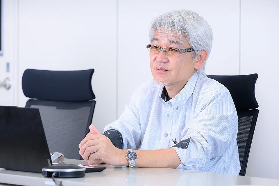 エンタープライズシステムチーム コアシステムユニット 担当員の廣瀬浩一さん。