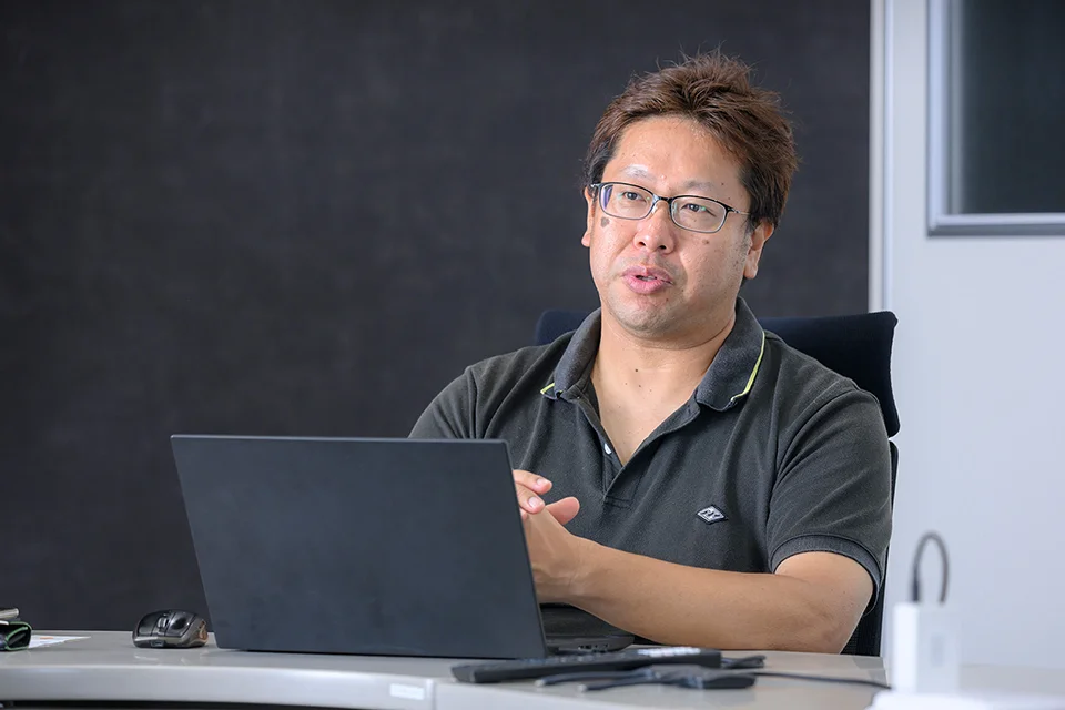 エンタープライズシステムチーム リーダーの山田浩司さん。