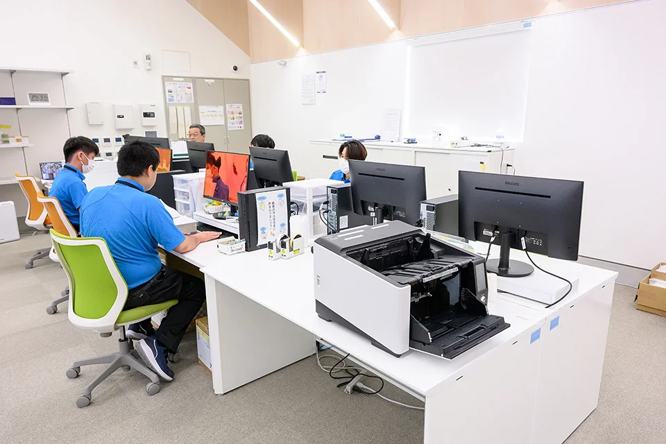 fi-8950をネットワーク接続利用している様子