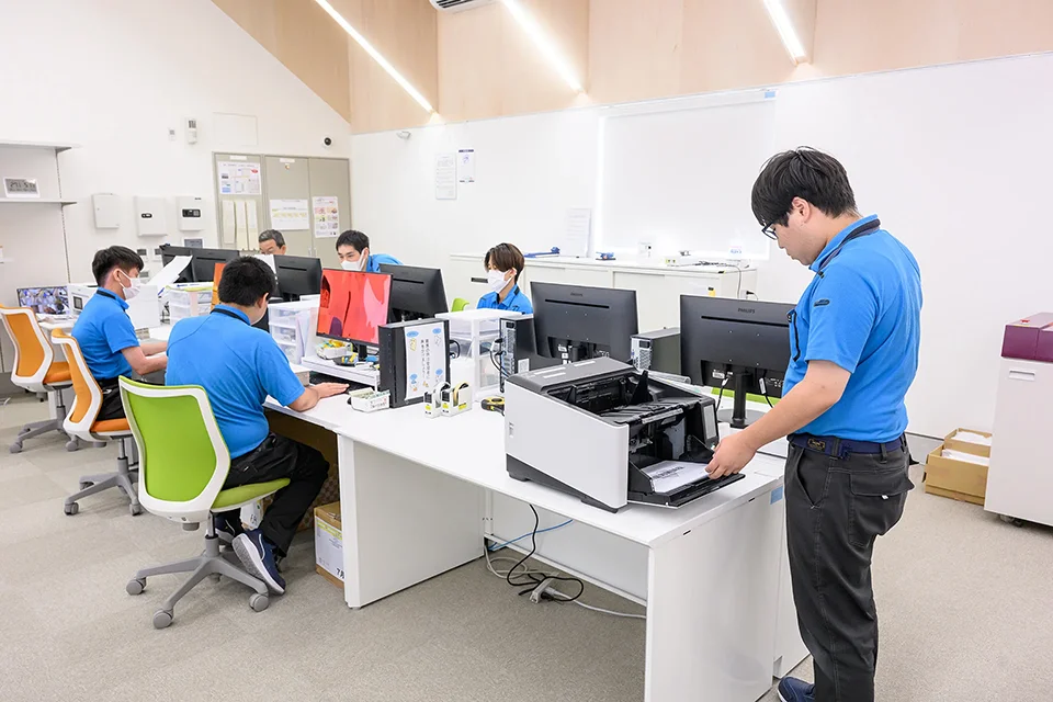 fi-8950が設置されている様子
