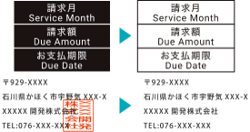 視認性が高いイメージデータの例