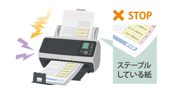 原稿保護機能の例