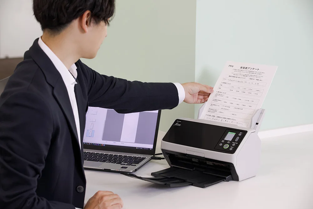 専用スキャナーのイメージ