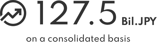 134.5 Bil.JPY on a consolidated basis