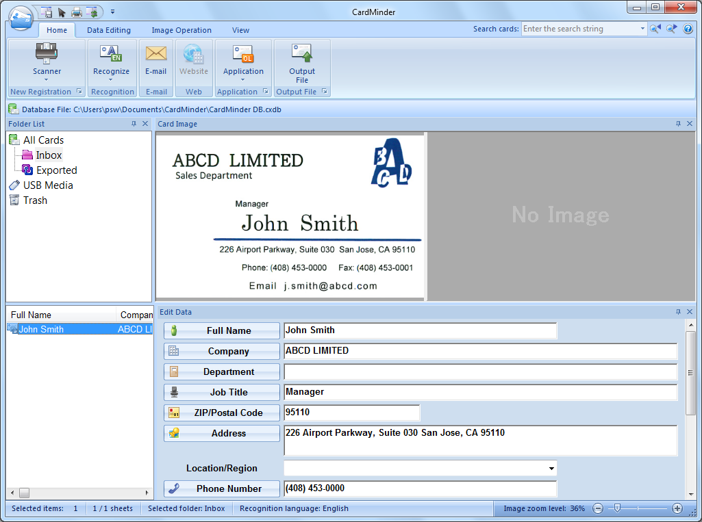WinCardMinder