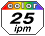 Color 25 ipm