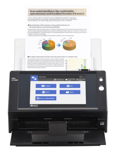 FUJITSU N7100E Scanner di Rete Documenti