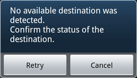 Confirmation message