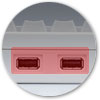 USB2.0対応 HUB機能