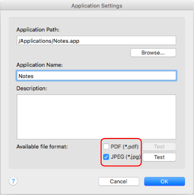 Application Settings