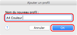 Ajouter un nouveau profil