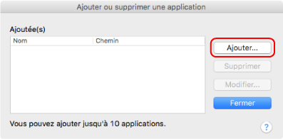 Ajouter ou supprimer une application