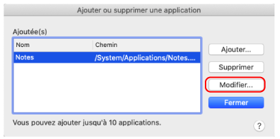 Ajouter ou supprimer une application
