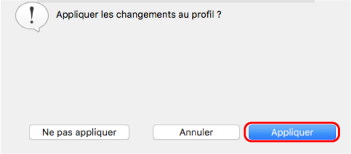 Fenêtre de message
