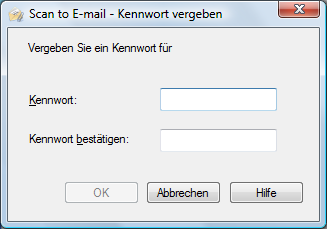 Scan to E-mail - Kennwort vergeben