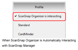 When ScanSnap Organizer is Automatically Interacting with ScanSnap Manager