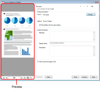 Scan to Salesforce Chatter