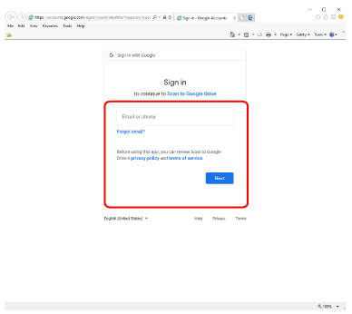 Scan to Google Drive