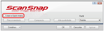 Janela ScanSnap Setup