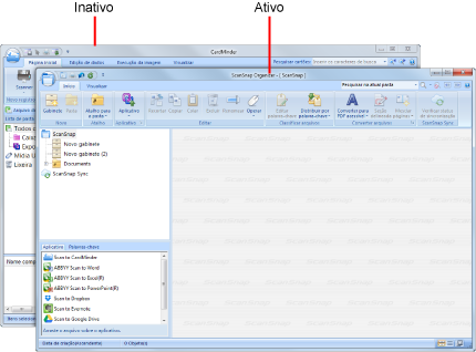 Integração com o aplicativo ativo