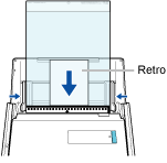 Caricamento del documento in ScanSnap