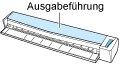 Schließen der Ausgabeführung