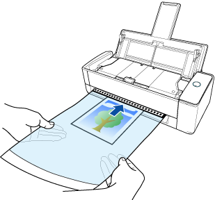 Inserting the Document in the ScanSnap