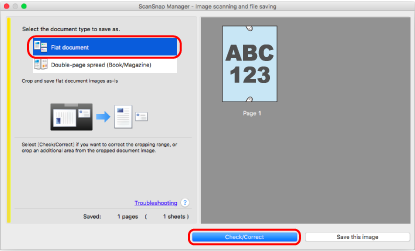 ScanSnap Manager - Image scanning and file saving