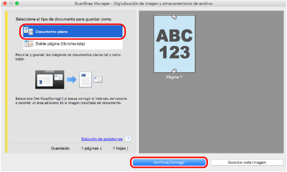 ScanSnap Manager - Digitalización de imagen y almacenamiento de archivo