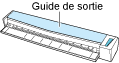 Fermez le guide de sortie