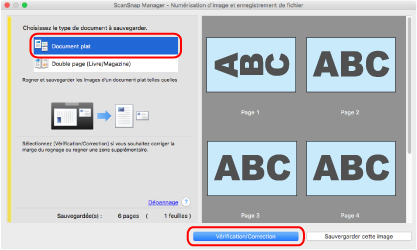 ScanSnap Manager - Numérisation d'image et enregistrement de fichier
