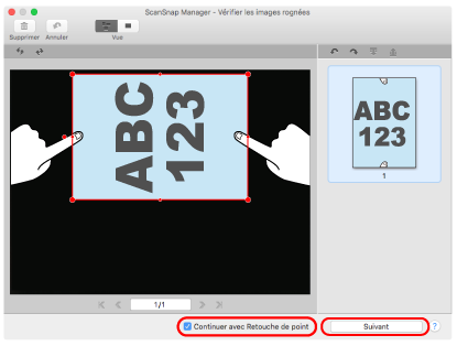 ScanSnap Manager - Numérisation d'image et enregistrement de fichier