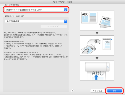 A3 キャリアシート設定