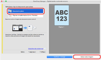 Selecionando imagens para reproduzir