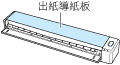 關閉出紙導紙板