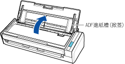 打開 ADF 進紙槽 (掀蓋)