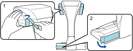 Rimozione dei materiali protettivi