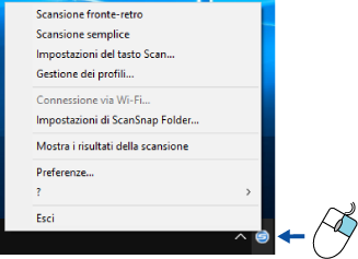 Menu clic destro