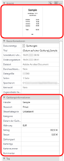Hauptfenster von ScanSnap Home