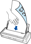 Holding the Document with Your Hand